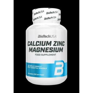 Biotechusa Calcium Zinc Magnesium 100 tabletta kép