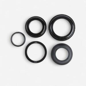 Rockrider Félintegrált Kúpos Kormánycsapágy 1 1/5"-1 1/8" Zs44/28.6 Zs55/40 Fekete kép