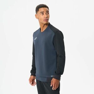 Kipsta Felnőtt melegítőfelső futballhoz T100, fekete kép