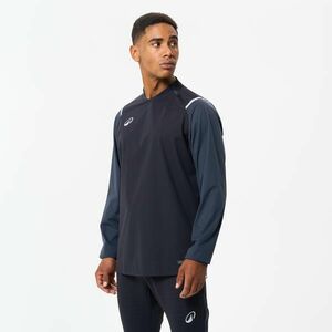 Kipsta Felnőtt melegítőfelső T500, szélálló, vízhatlan, fekete kép