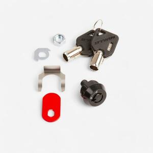 Rockrider Zárbetét + kerek kulcs külső akkumulátorhoz ROCKRIDER/RIVERSIDE kerékpárhoz kép