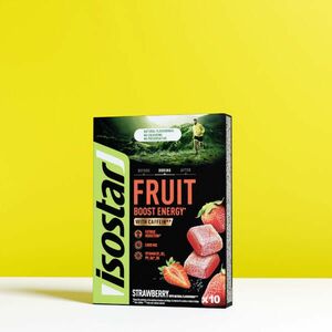 Isostar Energia gyümölcszselé, eper, 10x10 g - Energy Fruit Boost kép