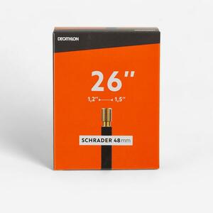 Decathlon Gumibelső, 26 x 1, 2/1, 5 mm hosszú autó szeleppel kép