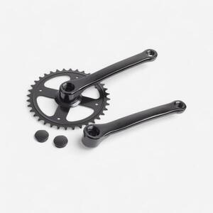 Btwin Egytányéros hajtómű, 36T, 170 mm, fekete kép