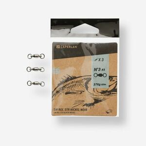 Caperlan 3 db SWIVEL STRONG BLACK N SW forgókapocs kép