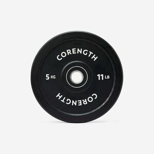 Domyos Súlytárcsa Súlyemeléshez, Gumírozott Fém, 5kg - Bumper kép