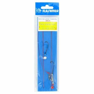 Flashmer Előke T-Swivel BDL8 surfcasting horgászathoz, 2 db N°4 horoggal kép