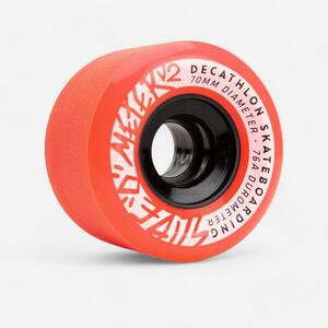Decathlon Longboard kerék Slide, 70 mm 76A, 4 db kép