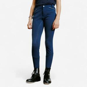 Fouganza Gyerek lovaglónadrág, telifoltos, szilikon kép