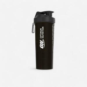 Optimum Nutrition Shaker, 600 ml, csavarós tárolóedénnyel - kép