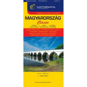 Cartographia Magyarország autótérkép Classic 1: 450 000 kép