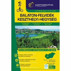 Cartographia Balaton-felvidék, Keszthelyi-hegység turistakalauz kép