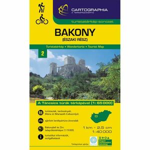 Cartographia Bakony (északi rész) turistatérkép kép