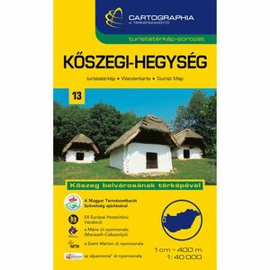 Cartographia Kőszegi-hegység turistatérkép kép