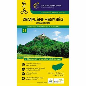 Cartographia Zempléni-hegység (északi rész) turistatérkép kép