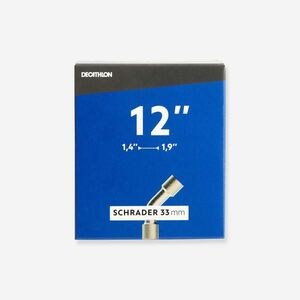Decathlon Gumibelső 12 colos kerékhez és 1, 4-1, 9 méretű gumiköpenyhez Schrader szeleppel kép