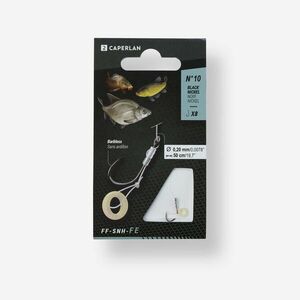 Caperlan Előkötött feeder horog gyűrűvel, n°10 - FF SNH FE kép