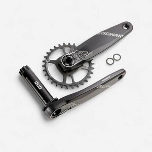 Rockrider Egytányéros hajtómű Descendant Boost DUB, 30T, 12 seb., hajtóműcsapágy nélkül kép