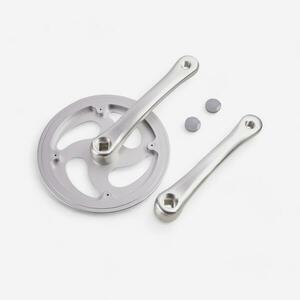 Elops Egytányéros hajtómű, 42 fogas, 170 mm, 120E kerékpárhoz, ezüst kép