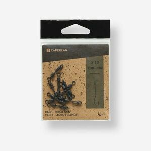 Caperlan Quick Swivel snap forgókapocs pontyhorgászathoz, 10 darab kép