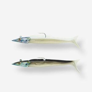 Caperlan Plasztikcsali tengeri horgászathoz Combo Eelo 150 25 g, fekete hát, fehér hát kép