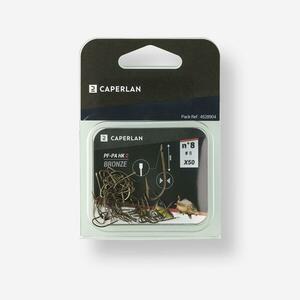 Caperlan Horog finomszerelékes horgászathoz PA HK 0, bronz, nem előkötött, 50 db kép