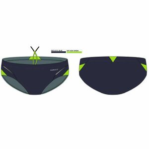 Decathlon Férfi úszónadrág, 900 Yoke, zöld, kék kép