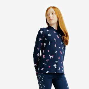 Fouganza Gyerek lovas póló, hosszú ujjú - Magic kép