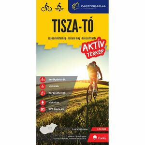 Cartographia Tisza-tó aktív térkép kép