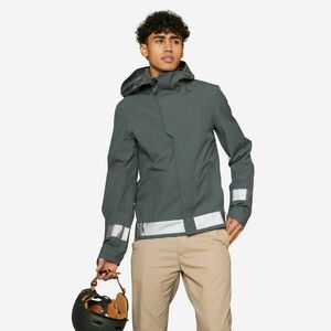 Btwin Férfi kerékpáros láthatósági esőkabát - 540-es kép