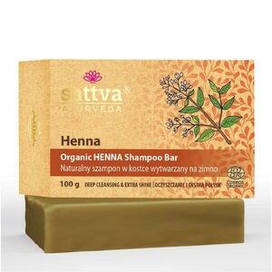 Sattva Pure organikus samponszappan 100g - Henna kép