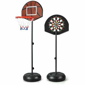 2 az 1-ben kosárpalánk darts táblával kép