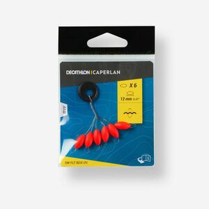 Caperlan Lebegő gyöngy, ovális, 12 mm, piros, surfcasting horgászathoz kép
