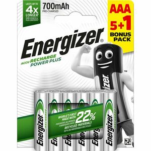 Energizer Elem, tölthető, HR3, 5+1db - AAA 700mAh kép