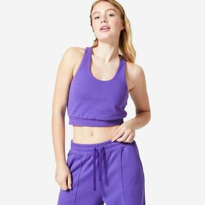 Domyos Női fitnesz ujjatlan crop top - 520-as kép