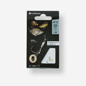 Caperlan Előkötött feeder horog gyűrűvel, n°12 - FF SNH FE kép