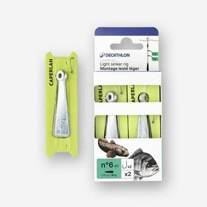 Caperlan Könnyű szerelék, tengeri horgászathoz, N°6 x2 kép