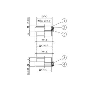 Oxylane Kormánycsapágy - Fold Light 1 second kép