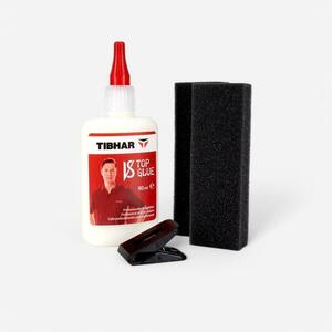 Tibhar Ragasztó pingpongütő borításhoz és fához, 90 ml + 16 applikátor - kép