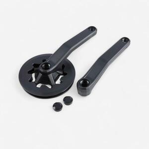 Rockrider Négyszögtengelyes hajtómű, egytányéros, 9 sebesség, 32 fog, 175 mm-es kép