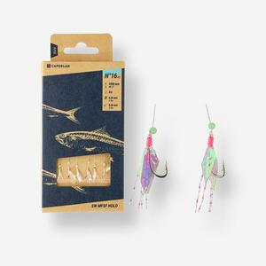 Caperlan SW MFSF T16 sleppelő zsinór tollakkal, holografikus, tengeri horgászathoz kép