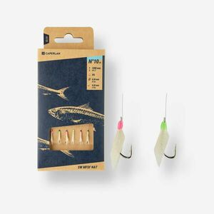 Caperlan SW MFSF T10 sleppelő zsinór tollakkal, természetes, tengeri horgászathoz kép