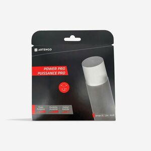 Artengo Teniszhúr TA Power Pro, monofilament, 1, 27 mm, fekete kép
