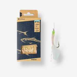 Caperlan SW MFLAR T14 sleppelő zsinór tollakkal, lárva, tengeri horgászathoz kép