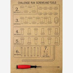 Domyos Csavarkészlet - Challenge Run kép