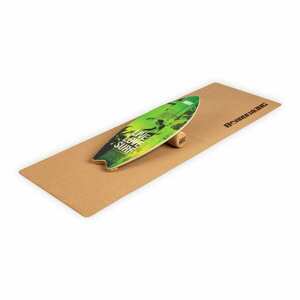 BoarderKING Indoorboard Wave, egyensúlyozó deszka, alátét, henger, fa / parafa kép