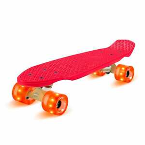 Fun pro Mini Cruiser, gördeszka, trickboard, PP Board, 100kg-ig, LED kerekek, PU keménysége: 88A kép