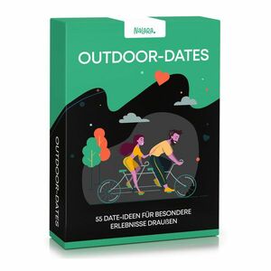 Spielehelden Outdoor Dates kártyajáték pároknak 55 szerelemes randiötlet esküvői ajándék kép