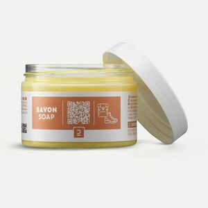 Decathlon Szilárd glicerines szappan bőrcipőkhöz és bőrfelszerelésekhez, 150 ml kép