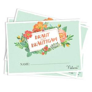 Spielehelden Esküvői játék Menyasszony kontra Vőlegény Kérdések a menyasszonyról és a vőlegényről 50db. DIN A5 kép